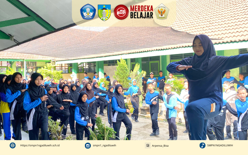 SMPN 1 Ngadiluwih Gelar Pelaksanaan Program Sekolah Sehat