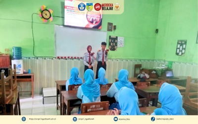 SMPN 1 Ngadiluwih Ikuti Sosialisasi SPMB SMA Dharma Wanita Boarding School